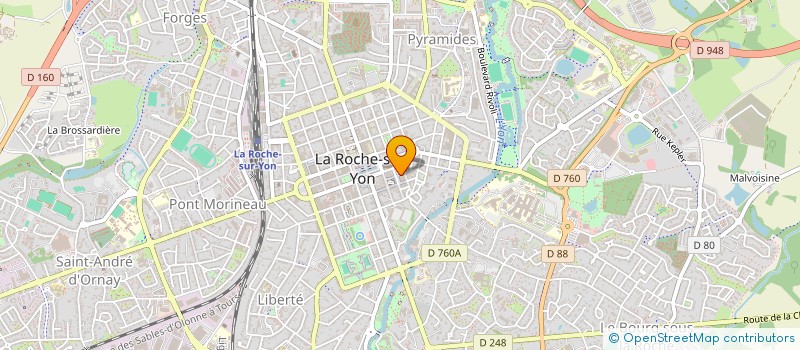 localisation de l'entreprise MONSIEUR MICHEL FONTAINE à LA ROCHE-SUR-YON