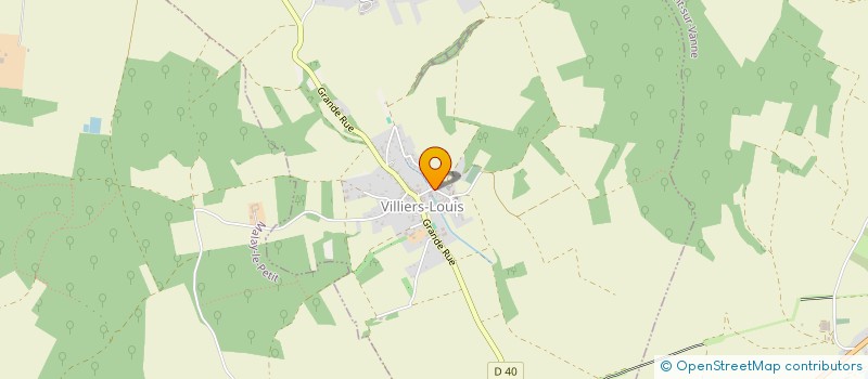 localisation de l'entreprise MONSIEUR MICHEL FONTAINE  VAUDEURS