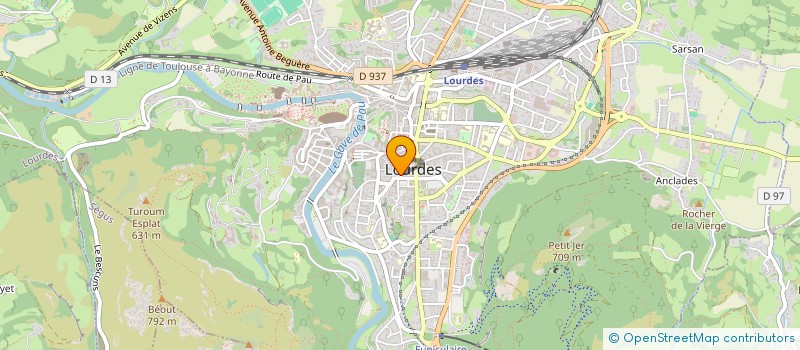 localisation de l'entreprise MONSIEUR MICHEL FONTAN  LOURDES