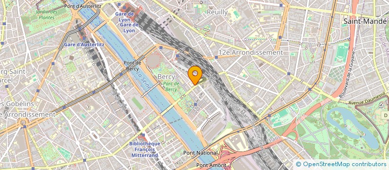 localisation de l'entreprise MONSIEUR MICHEL FONTANIER  PARIS