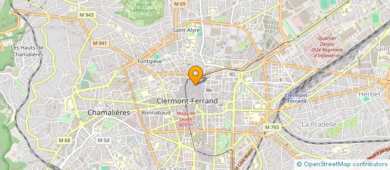 localisation de l'entreprise MONSIEUR MICHEL FONTBONNE à CLERMONT-FERRAND