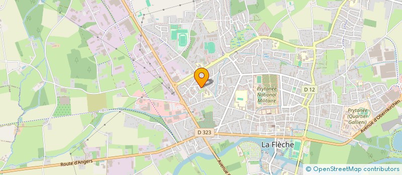 localisation de l'entreprise MONSIEUR MICHEL FOREAU  LA FLECHE