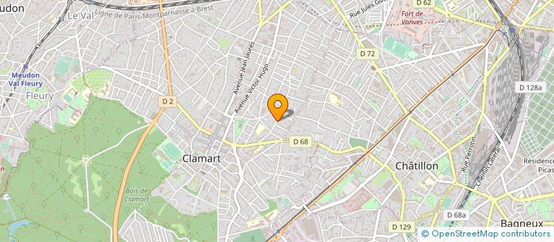 localisation de l'entreprise MONSIEUR MICHEL FORGES à CLAMART