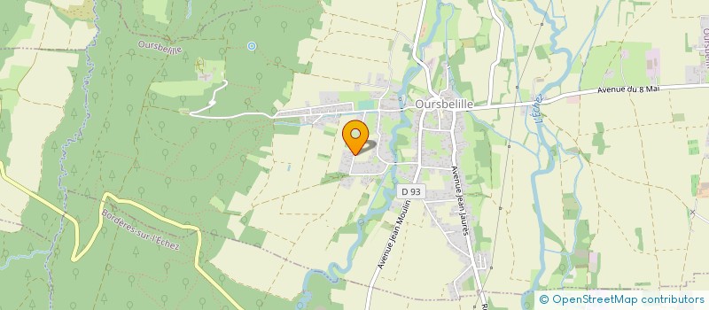 localisation de l'entreprise MONSIEUR MICHEL FORGUE  OURSBELILLE