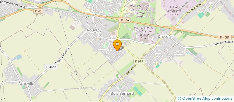 localisation de l'entreprise MONSIEUR MICHEL FORNALIK  ROUVROY