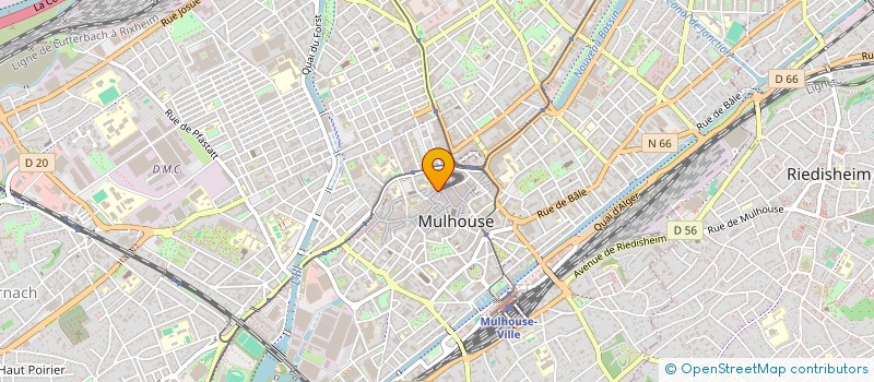 localisation de l'entreprise MONSIEUR MICHEL FORNE  MULHOUSE