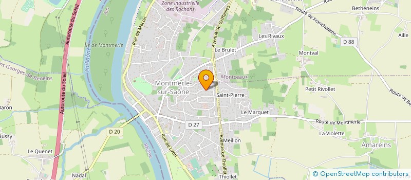 localisation de l'entreprise MONSIEUR MICHEL FORTIER à GUEREINS