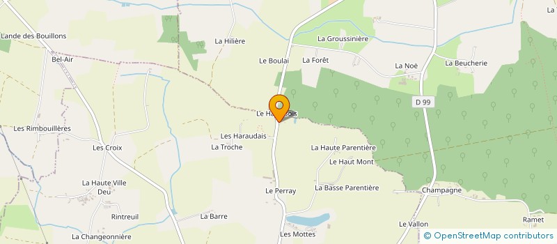 localisation de l'entreprise MONSIEUR MICHEL FORTIN  SAINTE-COLOMBE