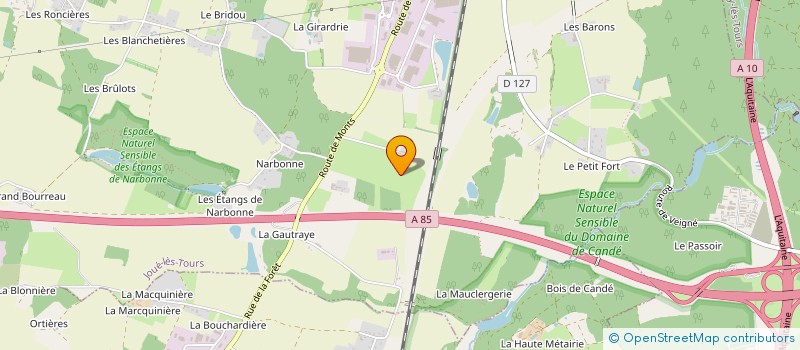 localisation de l'entreprise MONSIEUR MICHEL FOUCHER  JOUE-LES-TOURS