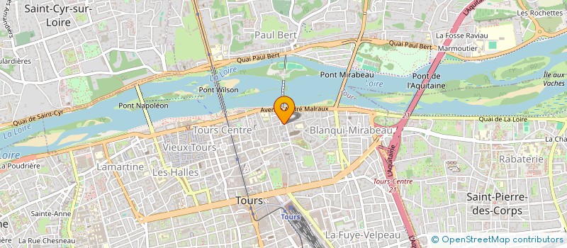 localisation de l'entreprise MONSIEUR MICHEL FOUCHER  TOURS