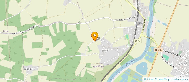 localisation de l'entreprise MONSIEUR MICHEL FOUQUET à ETIGNY