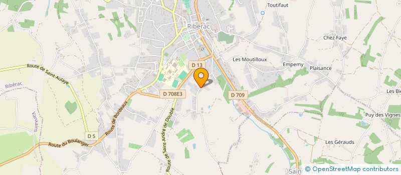 localisation de l'entreprise MONSIEUR MICHEL FOUQUET  SAINT-SEVERIN