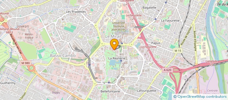 localisation de l'entreprise MONSIEUR MICHEL FOURCADE à TOULOUSE