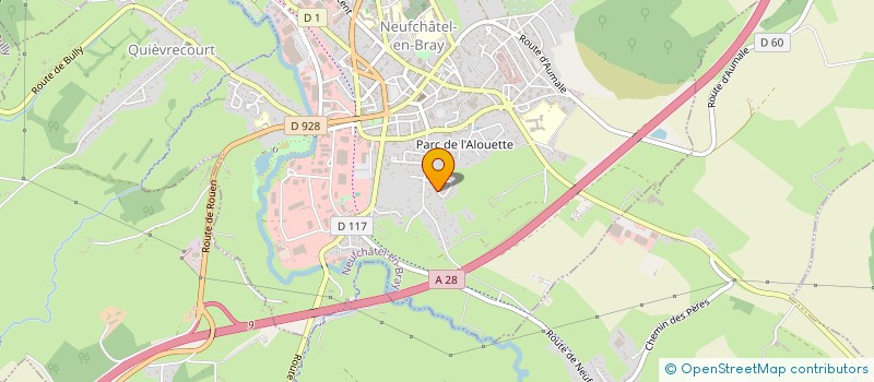 localisation de l'entreprise MONSIEUR MICHEL FOURCIN  NEUFCHATEL-EN-BRAY