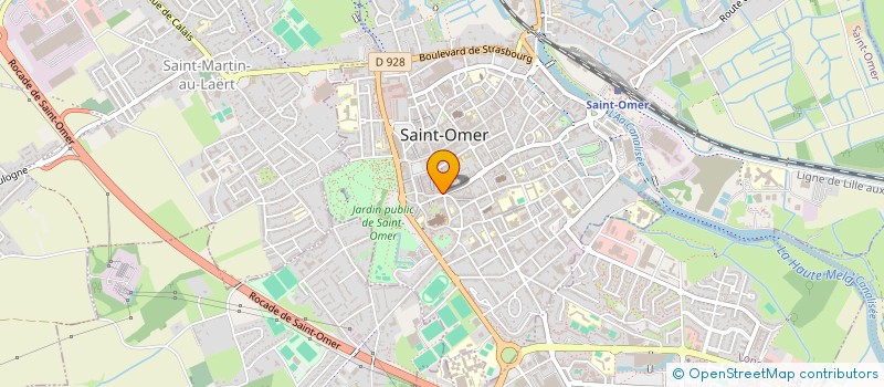 localisation de l'entreprise MONSIEUR MICHEL FOURMANOIR à SAINT-OMER