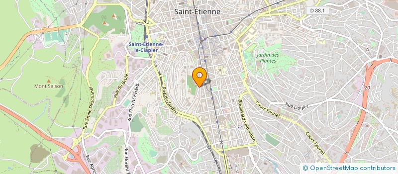 localisation de l'entreprise MONSIEUR MICHEL FOURNET à SAINT-ETIENNE