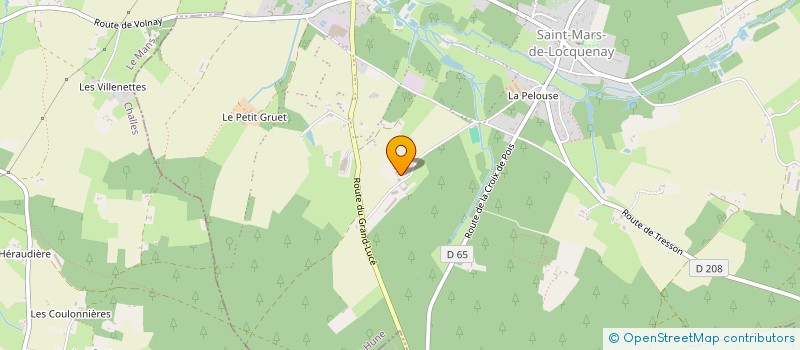 localisation de l'entreprise MONSIEUR MICHEL FOURNIER  SAINT MARS DE LOCQUENAY