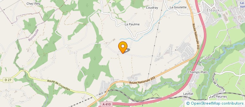 localisation de l'entreprise MONSIEUR MICHEL FOURNIER-BIDOZ  ETAUX