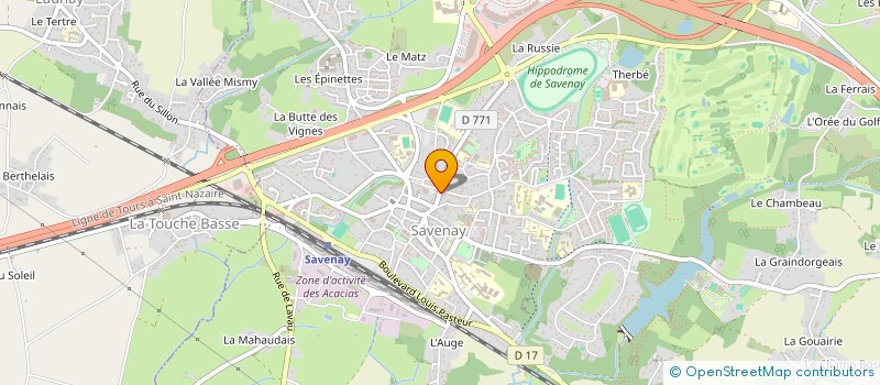 localisation de l'entreprise MONSIEUR MICHEL FOURNIGAULT à SAVENAY