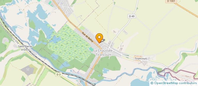 localisation de l'entreprise MONSIEUR MICHEL FOURNY  LA CHAUSSEE-TIRANCOURT