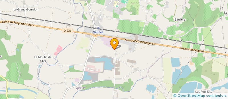 localisation de l'entreprise MONSIEUR MICHEL FOUSSAC  VELINES