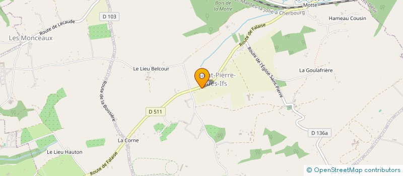 localisation de l'entreprise MONSIEUR MICHEL FRADET  SAINT-PIERRE-DES-IFS