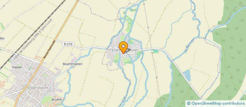 localisation de l'entreprise MONSIEUR MICHEL FRAERING  EBERSMUNSTER