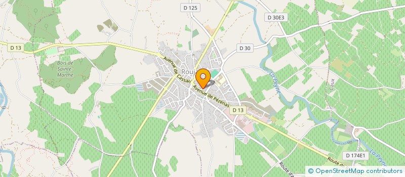 localisation de l'entreprise MONSIEUR MICHEL FRANCES  ROUJAN