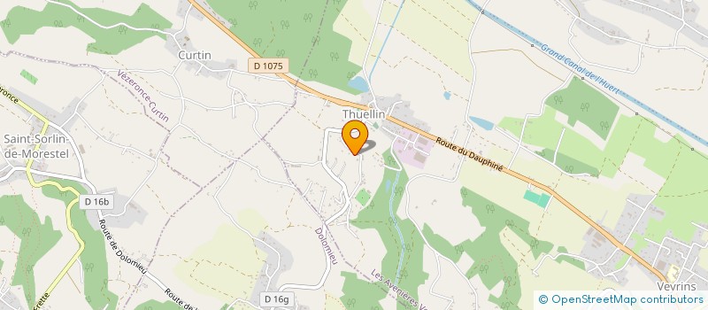 localisation de l'entreprise MONSIEUR MICHEL FRANCHELLIN  LES AVENIERES VEYRINS-THUELLIN