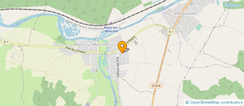 localisation de l'entreprise MONSIEUR MICHEL FRANCHINA à MONT-SUR-MEURTHE