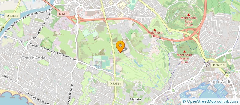 localisation de l'entreprise MONSIEUR MICHEL FRANCK  AGDE