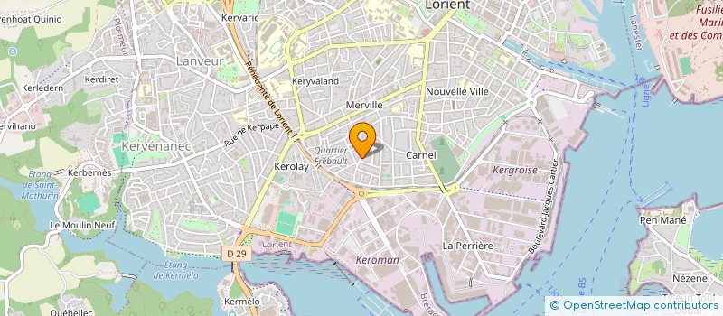 localisation de l'entreprise MONSIEUR MICHEL FRANCO  LORIENT