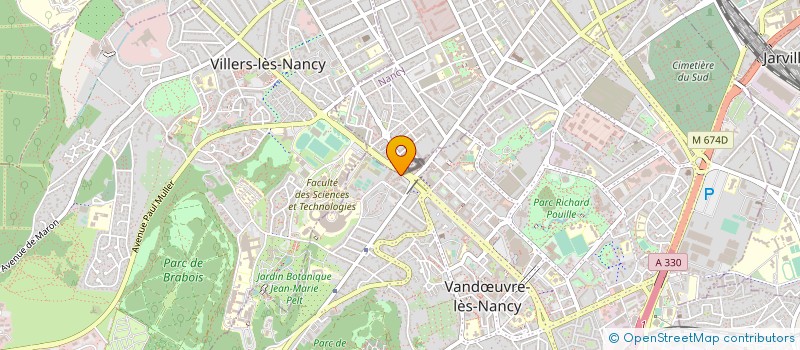 localisation de l'entreprise MONSIEUR MICHEL FRANCOIS  VANDUVRE-LES-NANCY