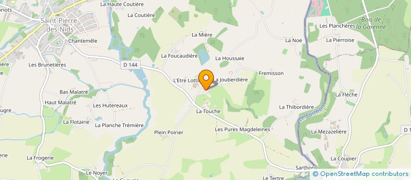 localisation de l'entreprise MONSIEUR MICHEL FRANCOIS à SAINT-PIERRE-DES-NIDS