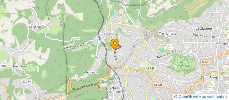 localisation de l'entreprise MONSIEUR MICHEL FRANCOIS  DURTOL