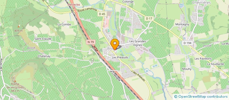 localisation de l'entreprise MONSIEUR MICHEL FRANCOIS DEGRANGE  PRISSE