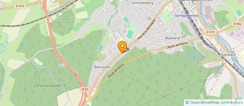 localisation de l'entreprise MONSIEUR MICHEL FRANKLIN ANNA  SARREGUEMINES