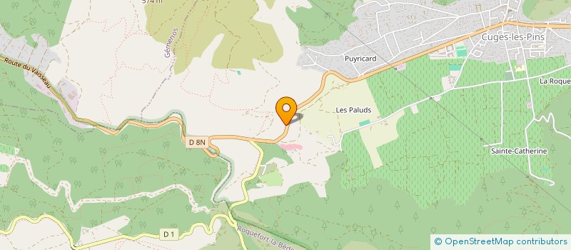 localisation de l'entreprise MONSIEUR MICHEL FRANZ  CUGES-LES-PINS