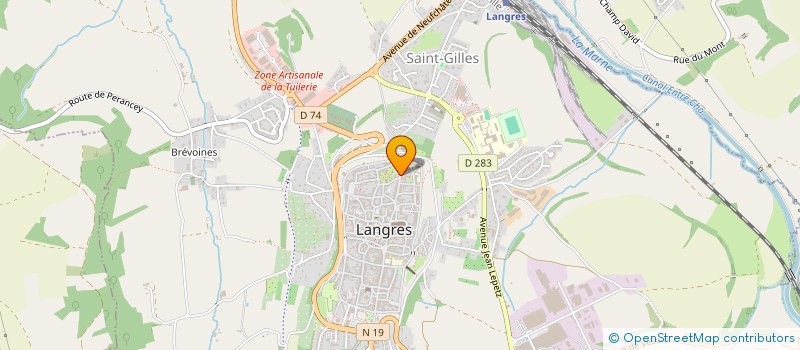 localisation de l'entreprise MONSIEUR MICHEL FRANZINI à LANGRES