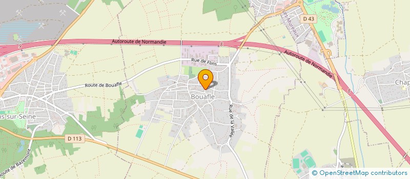 localisation de l'entreprise MONSIEUR MICHEL FRAPIER à BOUAFLE