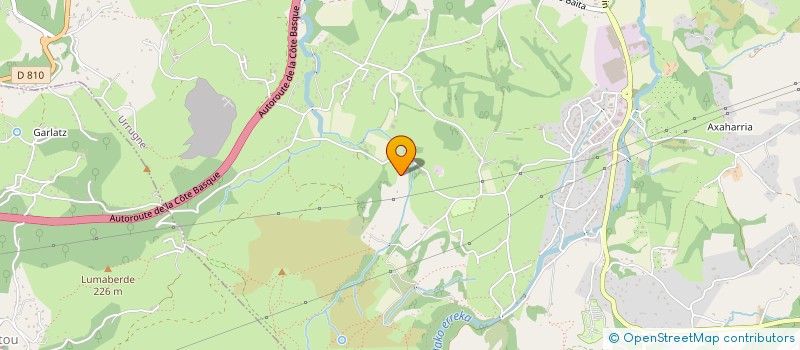 localisation de l'entreprise MONSIEUR MICHEL FRECAUT  URRUGNE