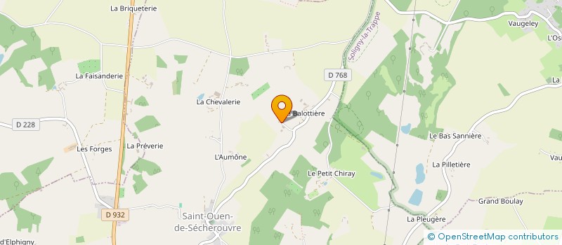 localisation de l'entreprise MONSIEUR MICHEL FRESNAYS à SAINT-OUEN-DE-SECHEROUVRE