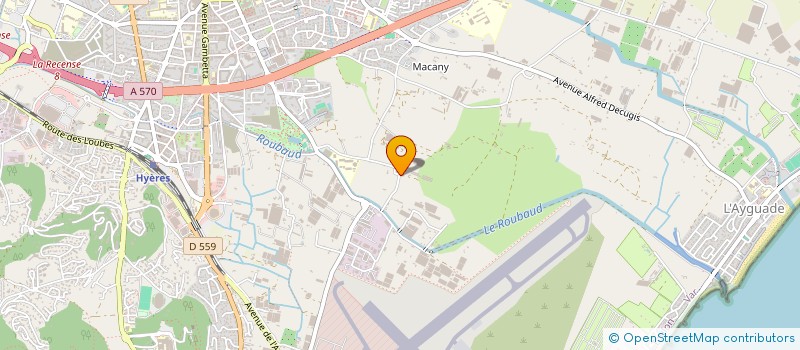 localisation de l'entreprise MONSIEUR MICHEL FREYER à HYERES