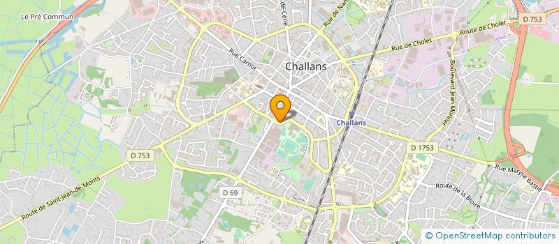localisation de l'entreprise MONSIEUR MICHEL FRIOUX à CHALLANS