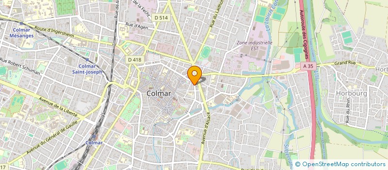 localisation de l'entreprise MONSIEUR MICHEL FRISCH  COLMAR