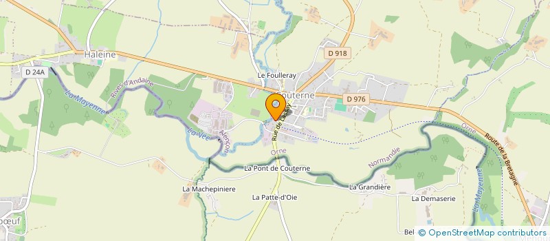 localisation de l'entreprise MONSIEUR MICHEL FROMONT à LA FERTE MACE