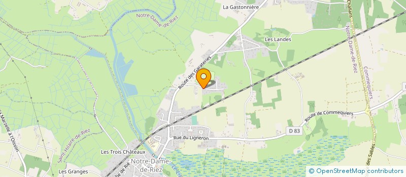 localisation de l'entreprise MONSIEUR MICHEL FRONT à NOTRE-DAME-DE-RIEZ