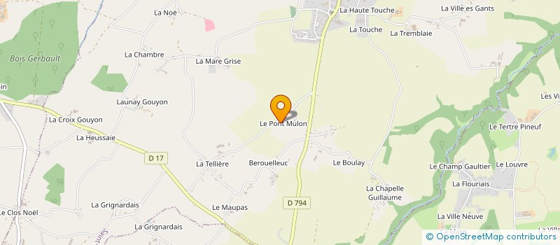 localisation de l'entreprise MONSIEUR MICHEL FROSTIN  RUCA