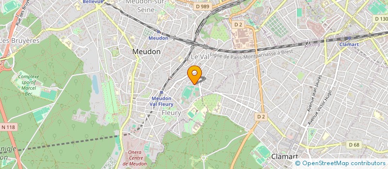 localisation de l'entreprise MONSIEUR MICHEL FUET à MEUDON