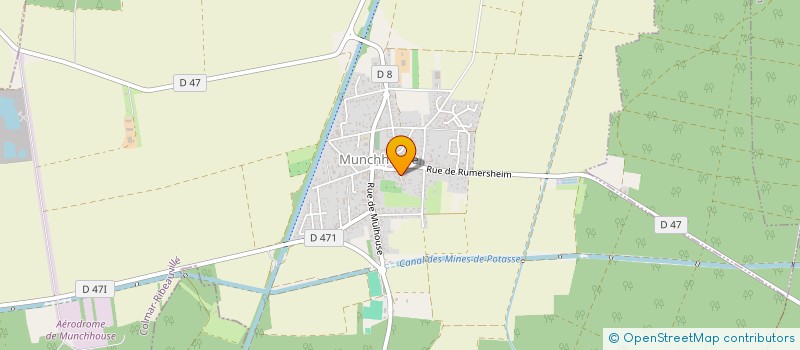 localisation de l'entreprise MONSIEUR MICHEL FULHABER  MUNCHHOUSE